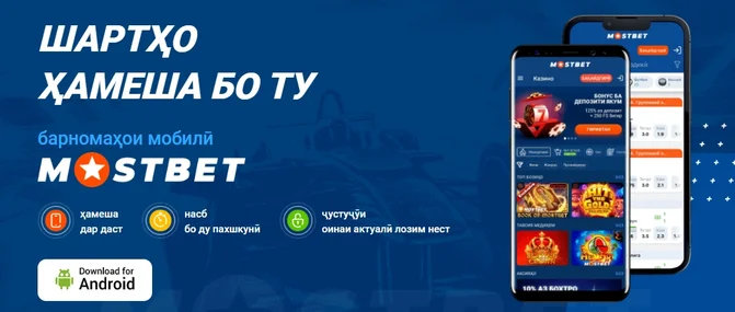 Mostbet-ро ба телефони худ зеркашӣ кунед